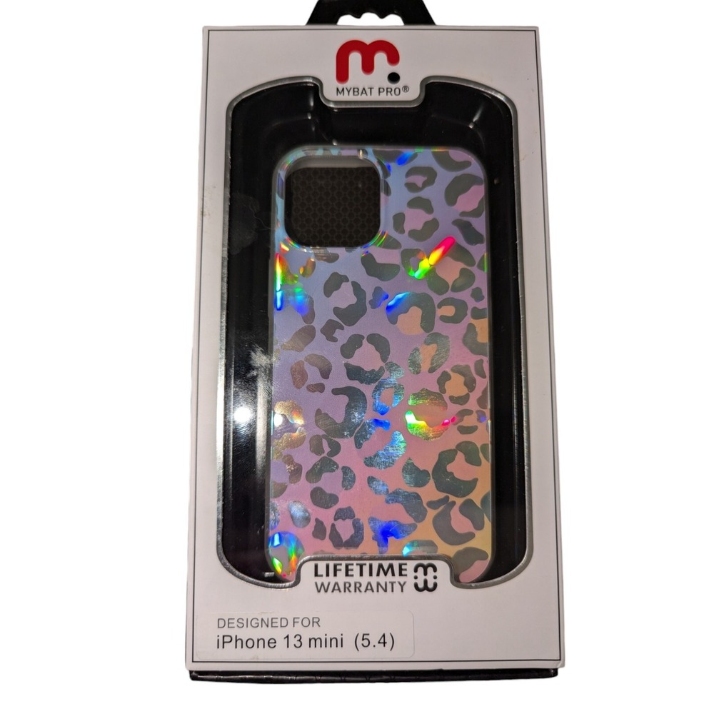 G5. Mybat Pro Mood Series Case For iPhone 13 Mini (5.4") Color- Rainbow Cheetah
